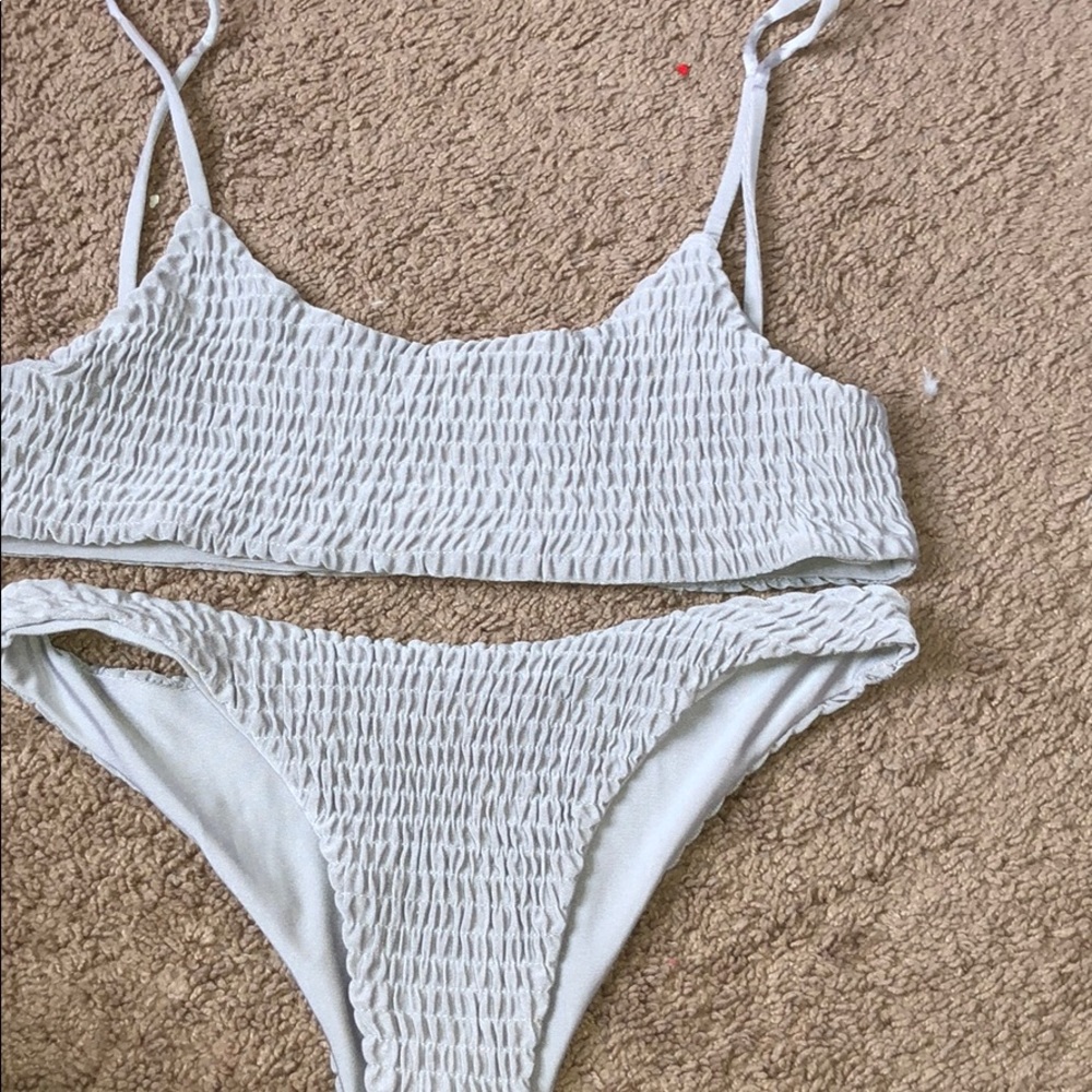Grey swimsuit